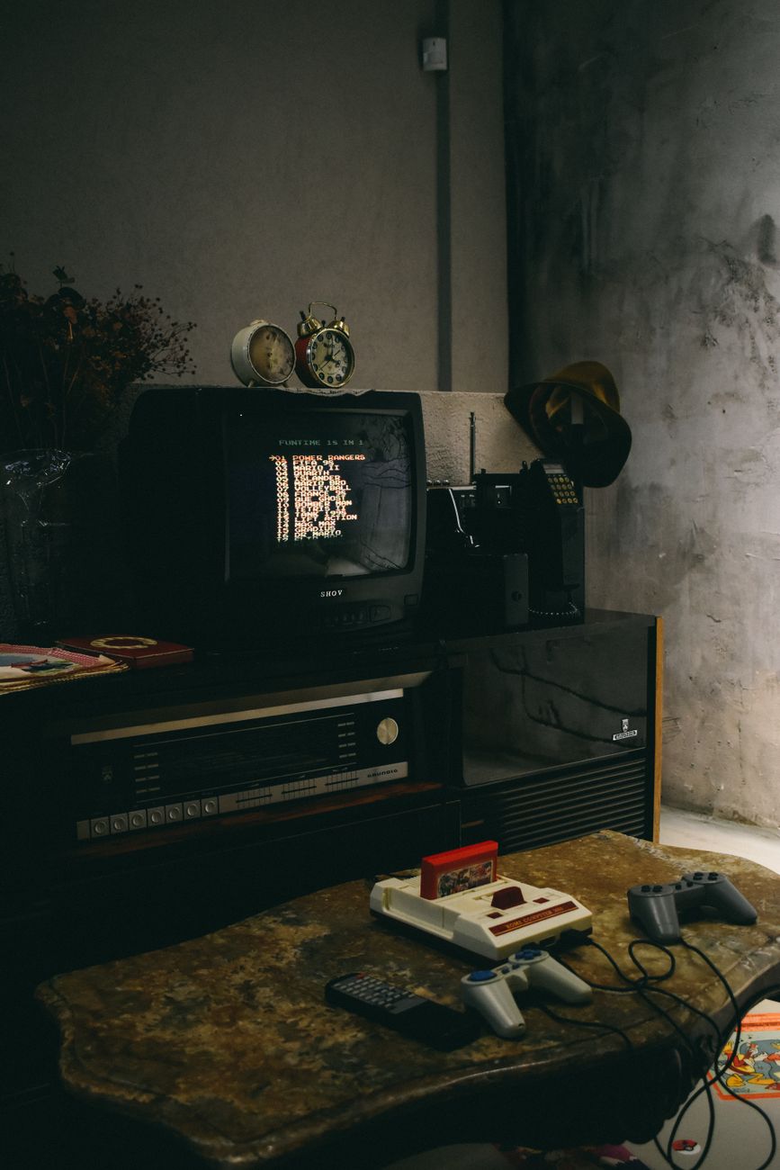 Gaming setups retro arcade